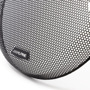 Schwarzes Metallabdeckgitter für die Alpine 8-Zoll-Subwoofer R2-W8D4 – KTE-8G3-03 CPII