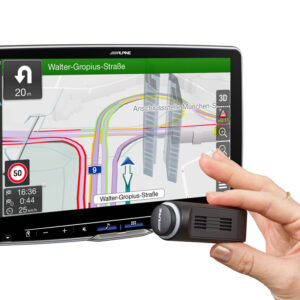 Alpine NAVI-F115D Autoradio mit USB Plug-and-Play Navigation, 11-Zoll-Touchscreen, DAB+, CarPlay Wireless und Android Auto Unterstützung