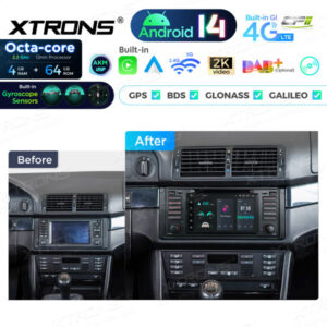 Android Autoradio Xtrons für BMW 5er E39 4/64 GB – Bild 4