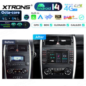 Android Autoradio Xtrons für Mercedes-Benz & Volkswagen 4/64 GB – Bild 4