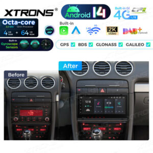 Android Autoradio Xtrons für Audi A4/Seat Exeo 4/64 GB – Bild 4
