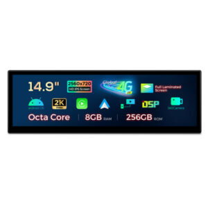QLBX4492CI3 14,9 Zoll volllaminierter 2K IPS Android Autoradio Multimedia Player Global 4G 8 + 256 GB 360 ° Kamera für BMW 3er CIC