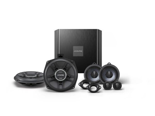 Alpine SPC-2045ABMW-HR PREMIUM-SOUNDSYSTEM für BMW der G-Serie mit RAM Radio - bestehend aus Türlautsprechern, Untersitz-Subwoofern und 12-Kanal-Soundprozessor