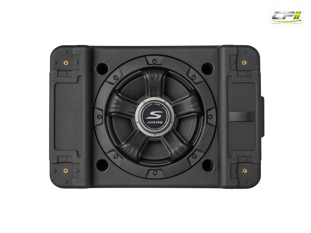Alpine SS-SB10 S-Series 25 cm (10-Zoll), flaches Subwoofer-Gehäuse – SS-SB10-02 CPII