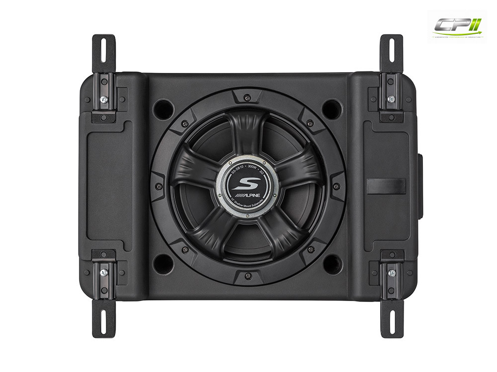 Alpine SS-SB10 S-Series 25 cm (10-Zoll), flaches Subwoofer-Gehäuse – SS-SB10-03 CPII