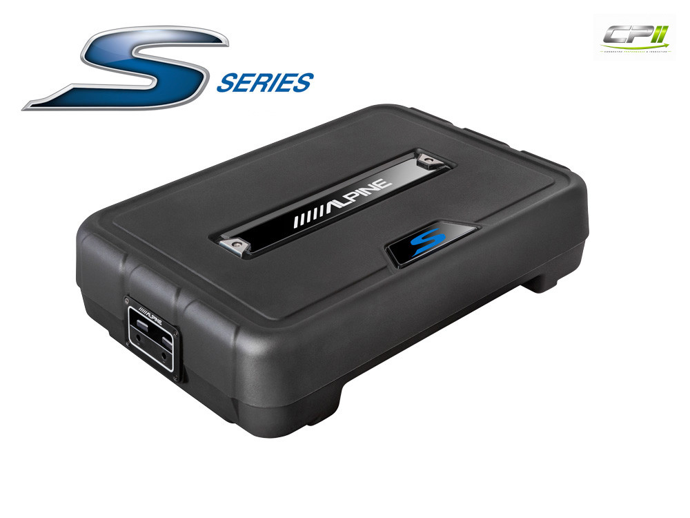 Alpine SS-SB10 S-Series 25 cm (10-Zoll), flaches Subwoofer-Gehäuse