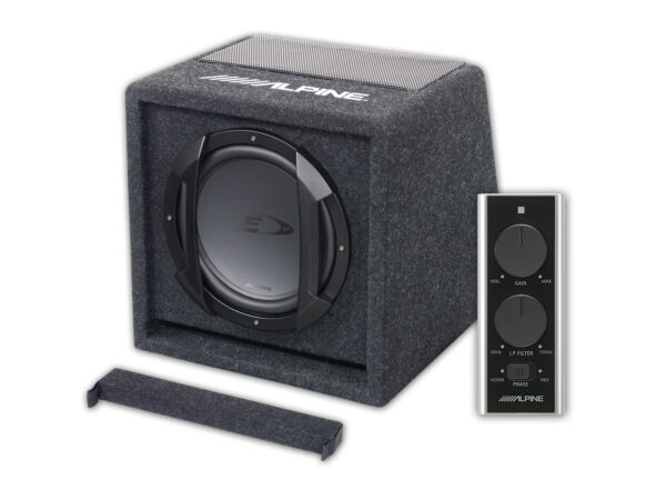 Alpine SWE-815 20 cm (8-Zoll) Aktiv Subwooferbox