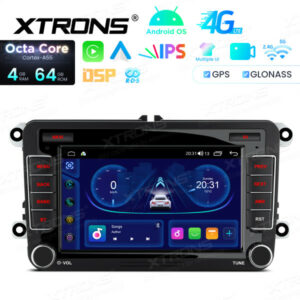 ID70MTVL 7 Zoll Android Octa Core Navigations-Autoradio 4+64GB Eingebautes 4G LTE DSP RDS IPS Display für Volkswagen/Skoda/Seat