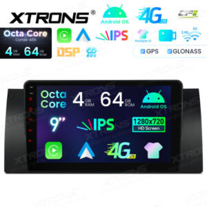 Android Autoradio Xtrons für BMW X5 E53 4/64 GB – IDP9053B-01 CPII