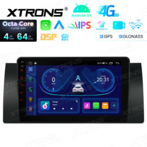 IDP9053B 9 Zoll Octa Core 4+64GB Android Navigation Autoradio Mehrere Benutzeroberflächen Eingebautes 4G LTE EQ DSP für BMW X5 E53