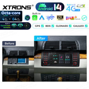 Android Autoradio Xtrons für BMW X5 E53 4/64 GB – Bild 4