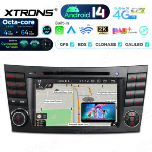 Android Autoradio Xtrons für Mercedes-Benz W211, W219 4/64 GB – Bild 10