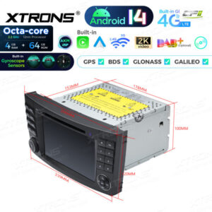 Android Autoradio Xtrons für Mercedes-Benz W211, W219 4/64 GB – Bild 14