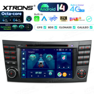 PX74M211GS  Zoll 4+64 GB Global 4G LTE Android 14 Auto-DVD-Multimedia-Player Eingebaute AKM DSP-Gyroskopsensoren für Mercedes-Benz