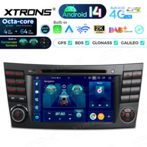 Android Autoradio Xtrons für Mercedes-Benz W211, W219 4/64 GB
