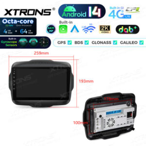 Android Autoradio Xtrons für Jeep Renegade 4/64 GB – Bild 15