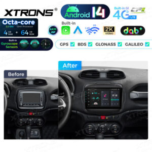 Android Autoradio Xtrons für Jeep Renegade 4/64 GB – Bild 4