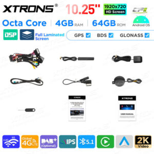 Android Autoradio Xtrons für Mercedes-Benz C-Klasse W204 4/64 GB – Bild 16