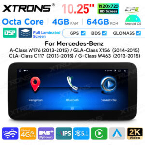 Android Autoradio Xtrons für Mercedes-Benz CLS-Klasse C218/W218 4/64 GB – Bild 4