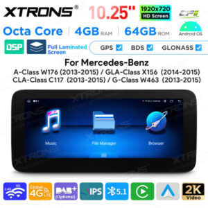 Android Autoradio Xtrons für Mercedes-Benz GLK-Klasse X204 4/64 GB – Bild 5