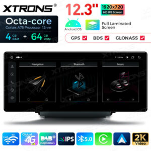QLA23Q5NL 12,3 Zoll Octa Core 4+64 GB Global 4G LTE Android Autoradio Multimedia Player für Audi high & Low Q5 Q5L (2017-2020) LHD