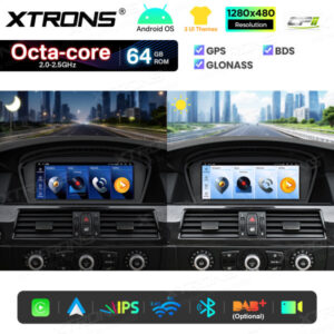 Alternative view of Android Autoradio Xtrons für BMW 3er/5er CCC 2/64 GB