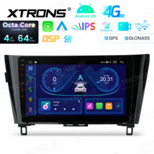 IDP10XTNA 10,1 Zoll Android Octa Core Navigations-Autoradio 4+64 GB Integriertes 4G LTE DSP RDS IPS-Display für NISSAN