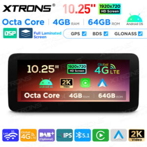 QAMS1445M12BL 10,25 Zoll Android Octa Core 4 GB + 64 GB Auto-GPS-Multimedia-Player für Mercedes-Benz B-Klasse W246 (2012–2015) Linkslenker