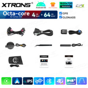Android Autoradio Xtrons für BMW X3 E83 LHD 4/64 GB – QDB10X3UNL-14 CPII