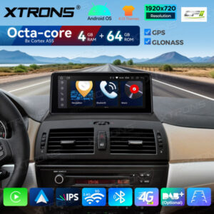 Alternative view of Android Autoradio Xtrons für BMW X3 E83 LHD 4/64 GB