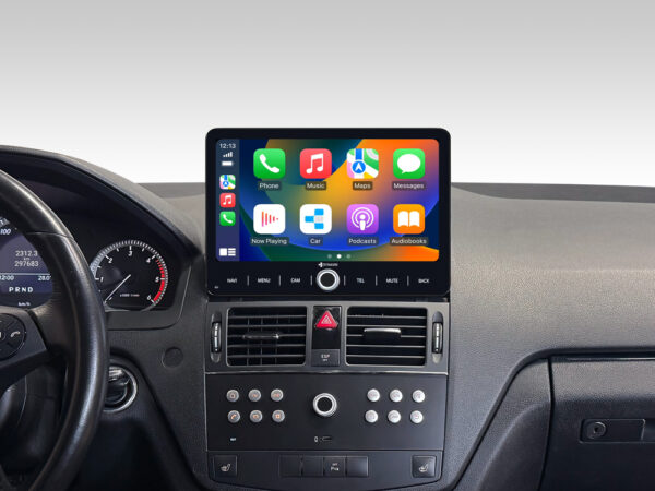D9-W204 Premium Flex Android Autoradio für Mercedes C-Klasse W204 mit 4 x 100W Class-D Verstärker, 10,1 Zoll Display (hochauflösend), Inkl. Head-up-Display, Apple CarPlay und Android Auto – Bild 4