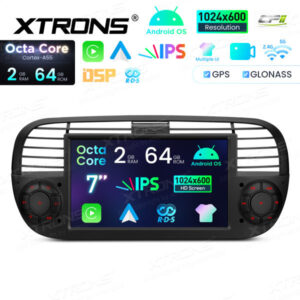 Android Autoradio Xtrons für Fiat 500 (2007-2015) 2/64 GB – Bild 6