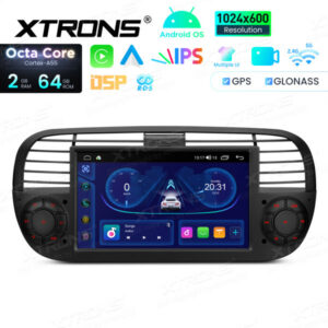 IDS7050FLB 7 Zoll Octa Core 64 GB IPS-Display EQ DSP Mehrere UI Android Navigation Autoradio für Fiat 500 (2007-2015)