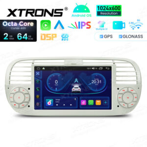 IDS7050FLC 7 Zoll Octa Core 64 GB IPS-Display EQ DSP Mehrere UI Android Navigation Autoradio für Fiat 500 (2007-2015)