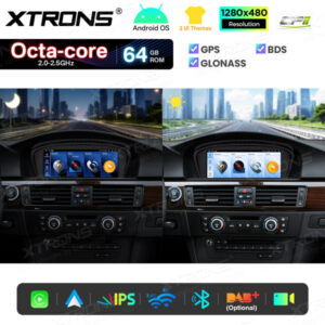 Alternative view of Android Autoradio Xtrons für BMW 3er/5er CIC 2/64 GB
