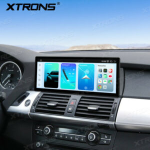 Alternative view of QWBX24CCB12X5L 12,3 Zoll 2K-Bildschirm Qualcomm Snapdragon 685 8+256 GB Android-Autobildschirm-Upgrade für BMW X5 E70/X6 E71 (2007–2010) LHD CCC-System