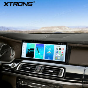 Alternative view of QWBX24CIB12SV 12,3 Zoll 2K-Bildschirm Qualcomm Snapdragon 685 8+256 GB Android-Autobildschirm-Upgrade für BMW 7er F01/F02 (2009–2012) CIC-System