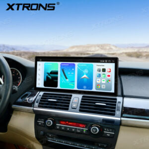 Alternative view of QWBX24CIB12X5L 12,3 Zoll 2K-Bildschirm Qualcomm Snapdragon 685 8+256 GB Android-Autobildschirm-Upgrade für BMW X5 E70/X6 E71 (2011–2013) LHD CIC-System