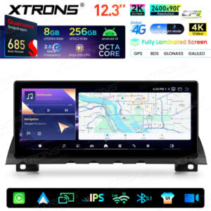Xtrons Android Autobildschirm Upgrade für BMW 7er F01/F02 NBT-System 8/256 GB – QWBX24NB12SV-05 CPII