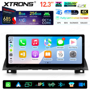 Xtrons Android Autobildschirm Upgrade für BMW 7er F01/F02 NBT-System 8/256 GB – QWBX24NB12SV-07 CPII
