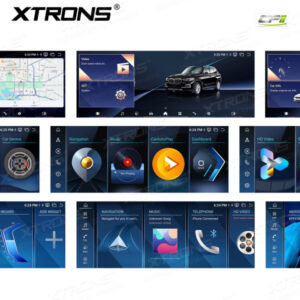 Xtrons Android Autobildschirm Upgrade für BMW 7er F01/F02 NBT-System 8/256 GB – QWBX24NB12SV-18 CPII