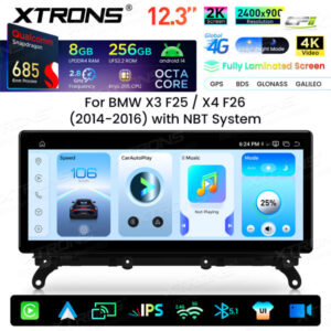 Xtrons Android Autobildschirm Upgrade für BMW X3 F25/X4 F26 NBT-System 8/256 GB – Bild 8
