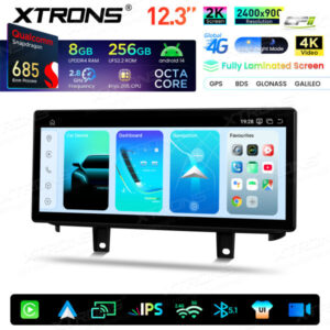 Xtrons Android Autobildschirm Upgrade für BMW X5 F15/X6 F16 NBT-System 8/256 GB – QWBX24NB12X5N-11 CPII