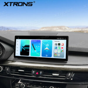 Alternative view of QWBX24NB12X5N 12,3 Zoll 2K-Bildschirm Qualcomm Snapdragon 685 8+256 GB Android-Autobildschirm-Upgrade für BMW X5 F15/X6 F16 (2014–2017) NBT-System