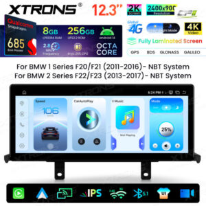 Xtrons Android Autobildschirm Infotainmentsystem für BMW 1er/2er NBT-System 8/256 GB – Bild 6