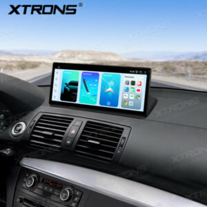 Alternative view of QWBX24UMB12E87L 12,3 Zoll 2K-Bildschirm Qualcomm Snapdragon 685 8+256 GB Android-Autobildschirm-Infotainmentsystem-Upgrade für BMW 1er E81/E82/E87/E88 (2006–2012) LHD Kein Originalsystem