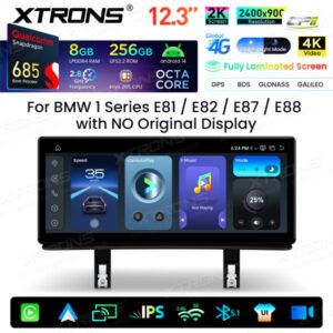 Xtron Android-Infotainmentsystem für BMW 1er E81/E82/E87/E88 8/256 GB