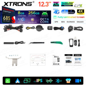 Xtrons Android-Autobildschirm-Upgrade für BMW 3er E90/E91/E92/E93/M3 8/256 GB – Bild 19