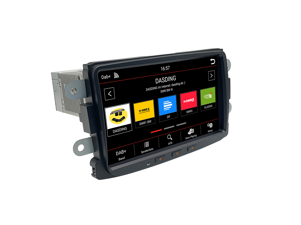 D9-DAC Premium 192 GB Android Autoradio für Dacia Sandero / Duster / Renault Captur mit 4 x 100W Class-D Verstärker, 8 Zoll Display (hochauflösend), Inkl. Head-up-Display, Apple CarPlay und Android Auto – Bild 7