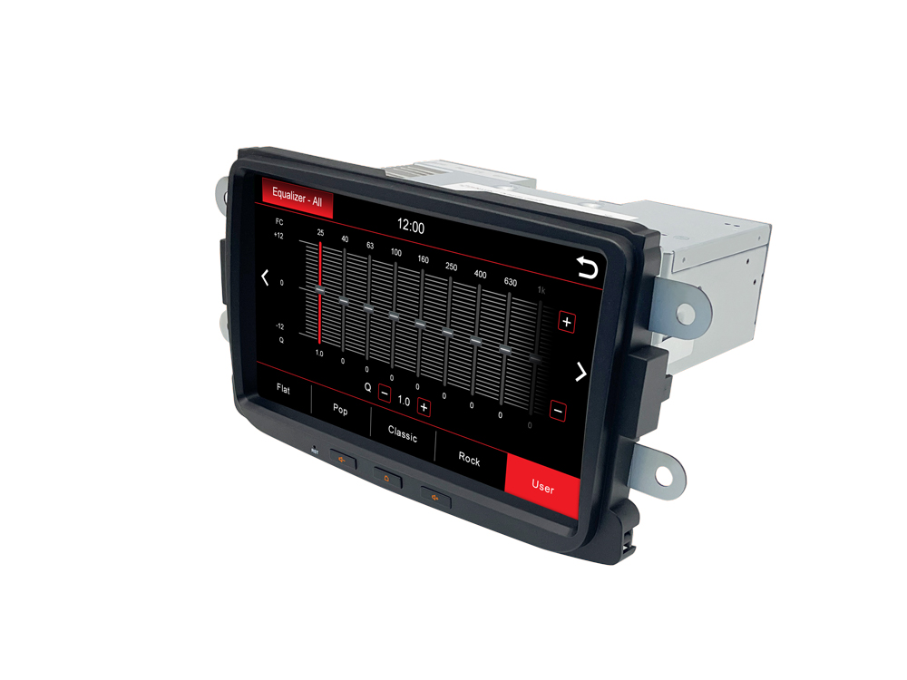 D9-DAC Premium Flex Android Autoradio für Dacia Sandero / Duster / Renault Captur mit 4 x 100W Class-D Verstärker, 8 Zoll Display (hochauflösend), Inkl. Head-up-Display, Apple CarPlay und Android Auto – Bild 8